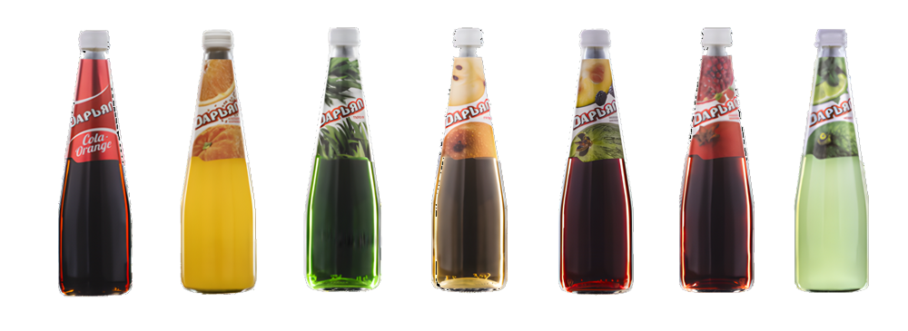 Продукция в стеклянных бутылках